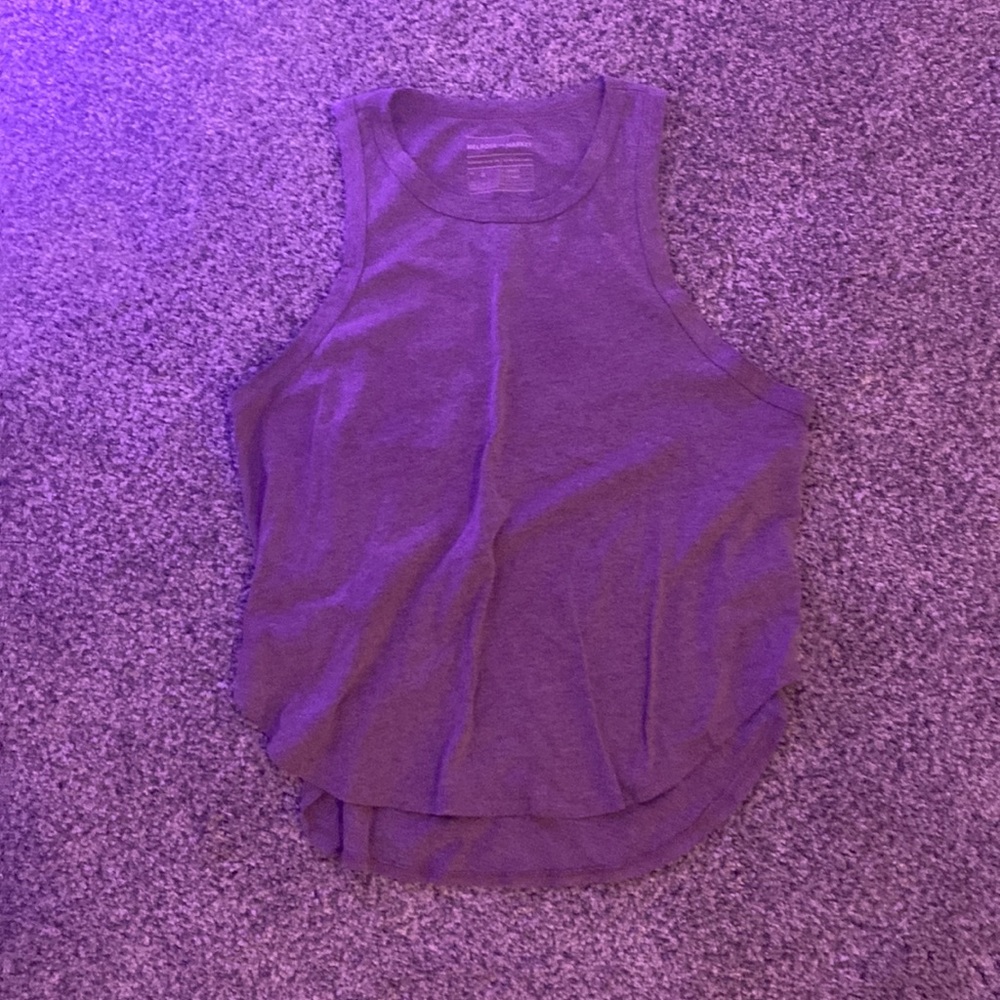 Purple workout top